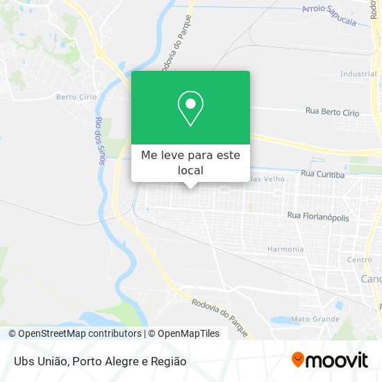 Ubs União mapa