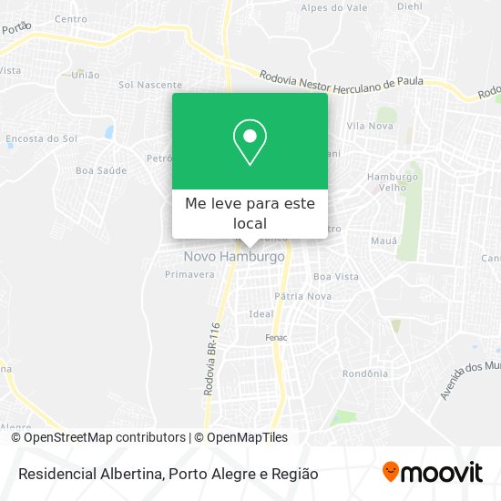 Residencial Albertina mapa
