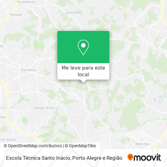 Escola Técnica Santo Inácio mapa