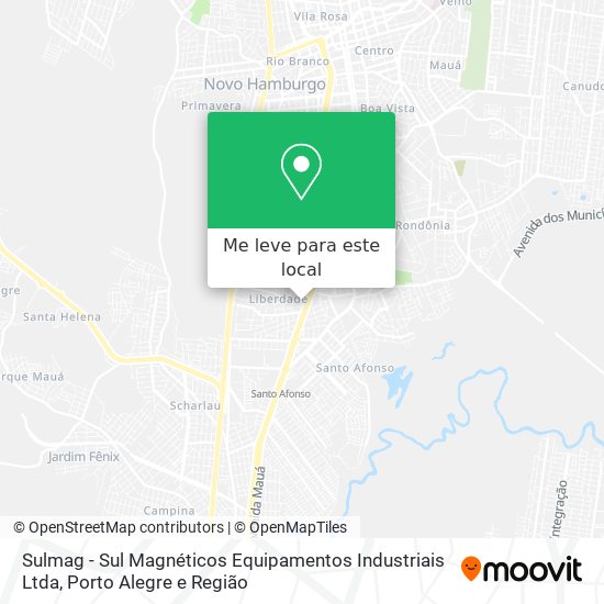 Sulmag - Sul Magnéticos Equipamentos Industriais Ltda mapa