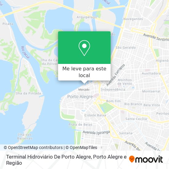 Terminal Hidroviário De Porto Alegre mapa
