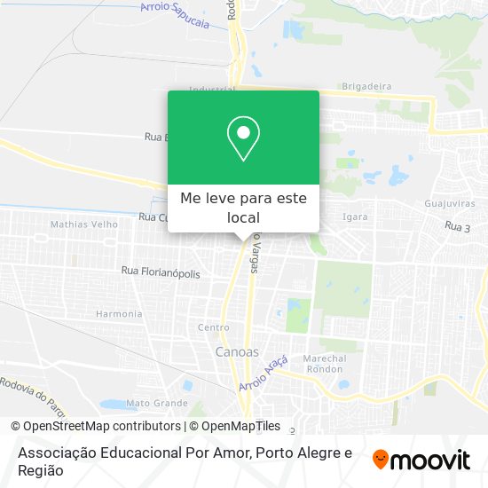 Associação Educacional Por Amor mapa