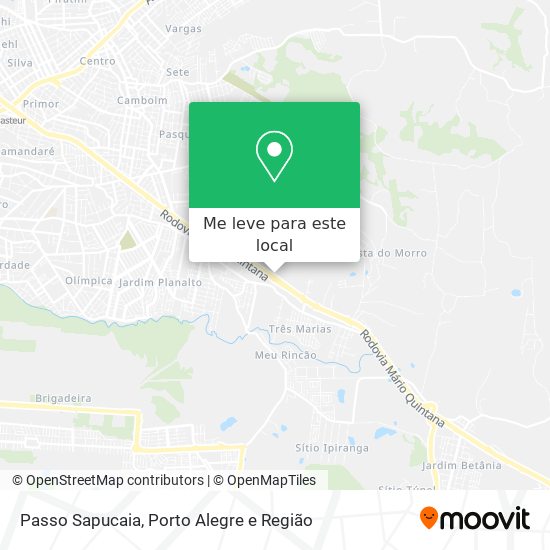 Passo Sapucaia mapa