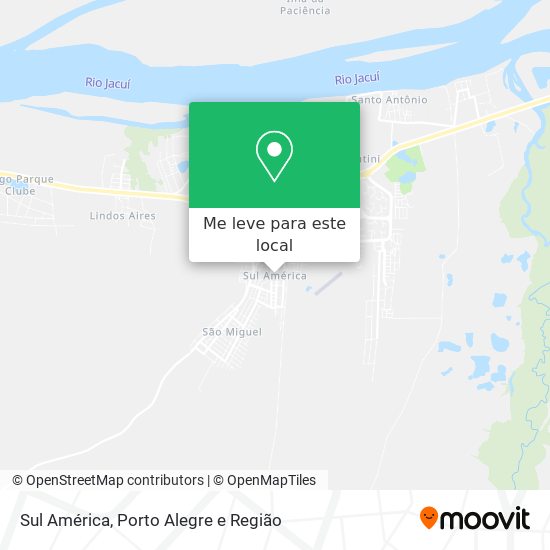 Sul América mapa