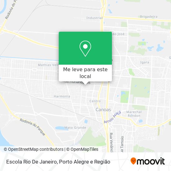 Escola Rio De Janeiro mapa