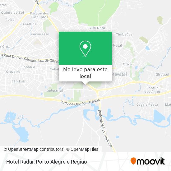 Hotel Radar mapa