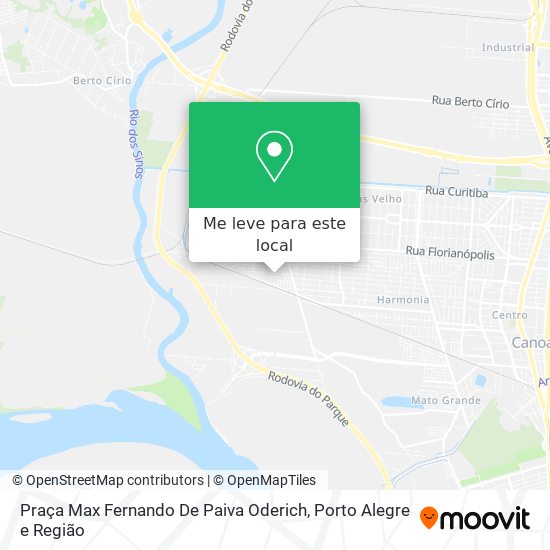 Praça Max Fernando De Paiva Oderich mapa
