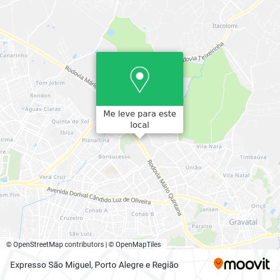 Expresso São Miguel mapa