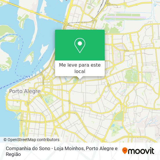 Companhia do Sono - Loja Moinhos mapa