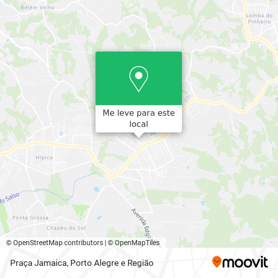 Praça Jamaica mapa