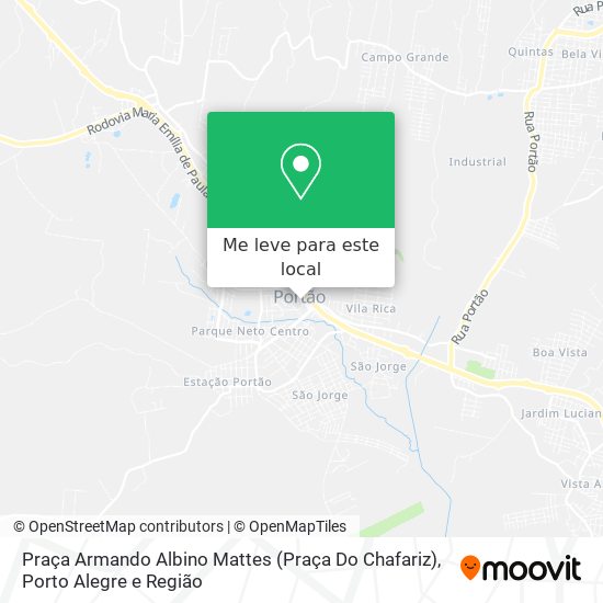 Praça Armando Albino Mattes (Praça Do Chafariz) mapa
