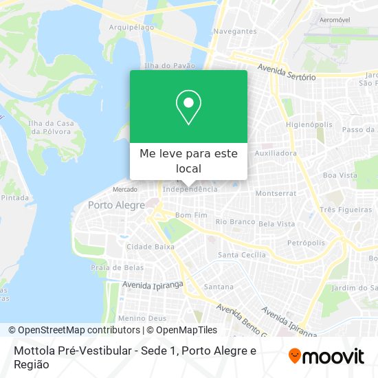 Mottola Pré-Vestibular - Sede 1 mapa