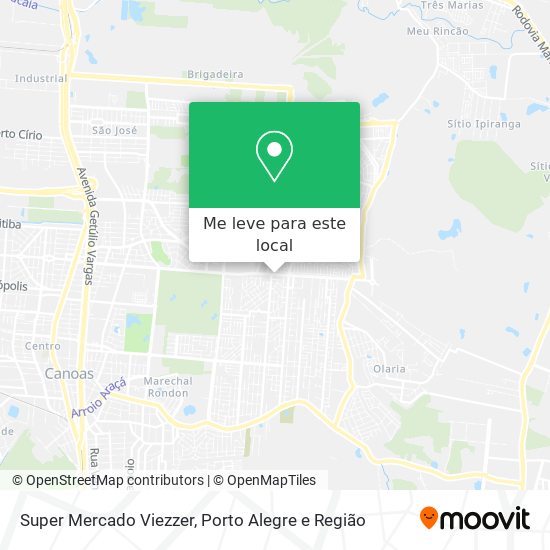 Super Mercado Viezzer mapa