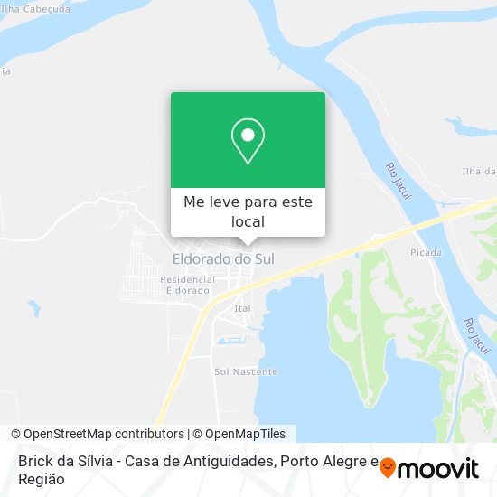 Brick da Sílvia - Casa de Antiguidades mapa