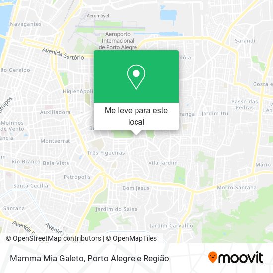 Mamma Mia Galeto mapa