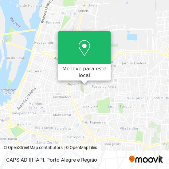 CAPS AD III IAPI mapa