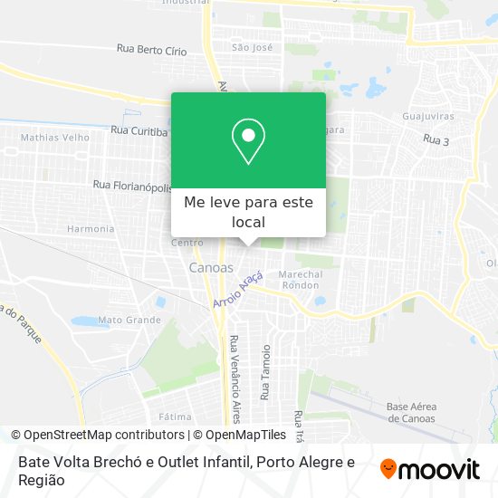 Bate Volta Brechó e Outlet Infantil mapa