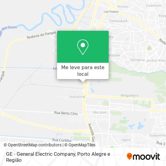 GE - General Electric Company mapa
