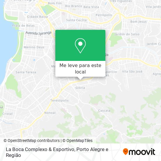La Boca Complexo & Esportivo mapa