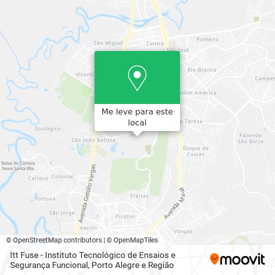 Itt Fuse - Instituto Tecnológico de Ensaios e Segurança Funcional mapa