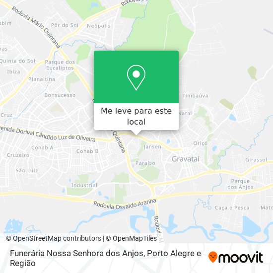 Funerária Nossa Senhora dos Anjos mapa