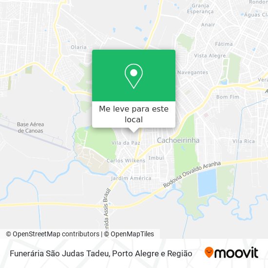 Funerária São Judas Tadeu mapa