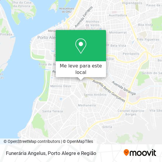 Funerária Angelus mapa