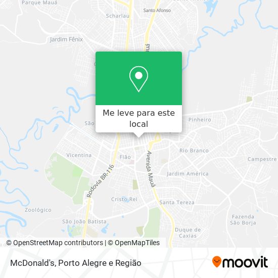 McDonald's mapa