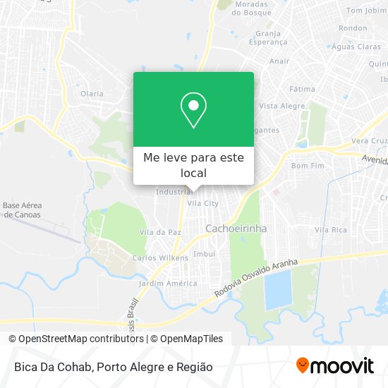 Bica Da Cohab mapa
