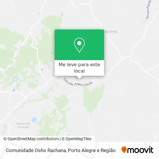 Comunidade Osho Rachana mapa