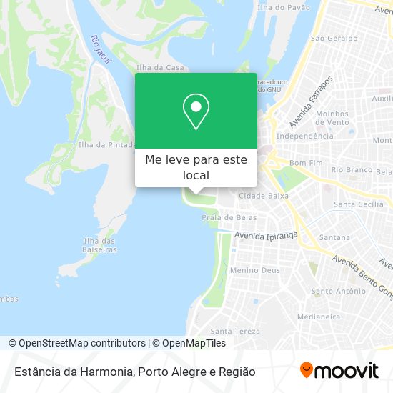 Estância da Harmonia mapa
