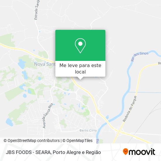 JBS FOODS - SEARA mapa