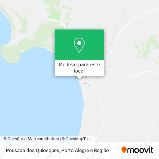 Pousada dos Quiosques mapa