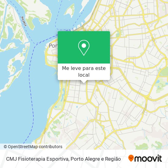 CMJ Fisioterapia Esportiva mapa