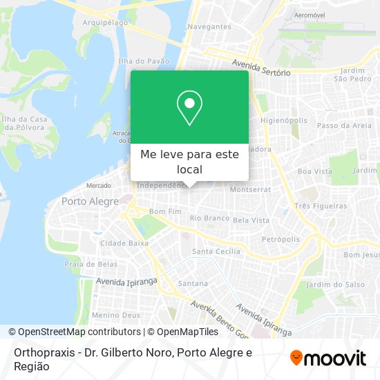 Orthopraxis - Dr. Gilberto Noro mapa