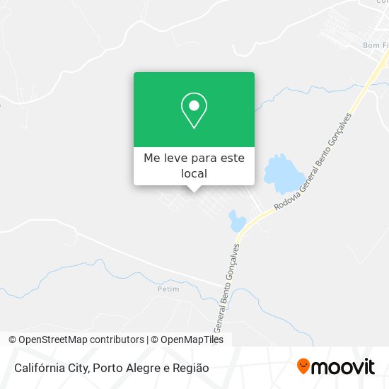 Califórnia City mapa