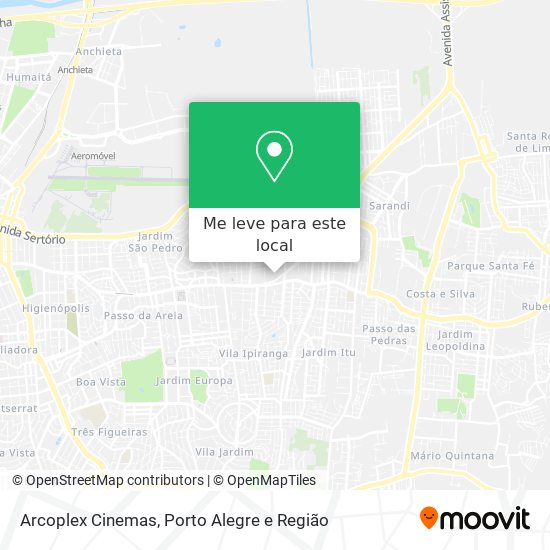 Arcoplex Cinemas mapa