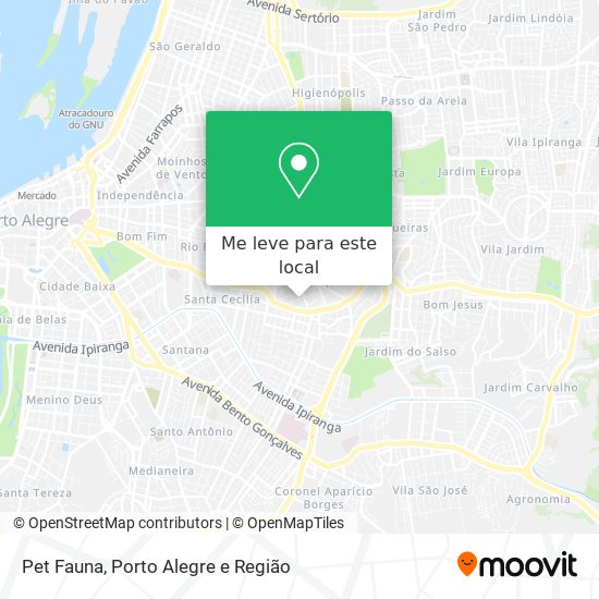 Pet Fauna mapa