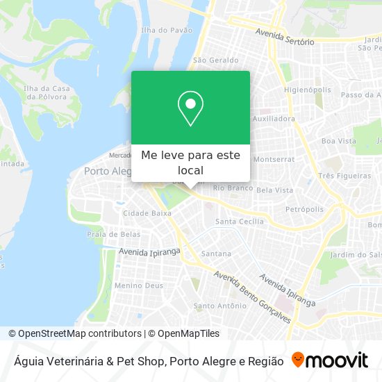Águia Veterinária & Pet Shop mapa