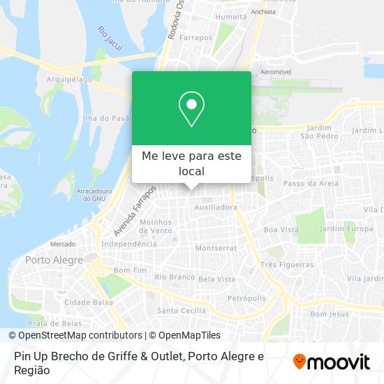 Pin Up Brecho de Griffe & Outlet mapa