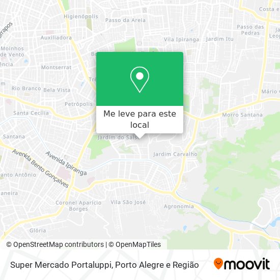 Super Mercado Portaluppi mapa