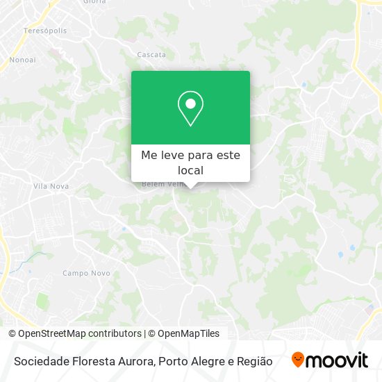 Sociedade Floresta Aurora mapa