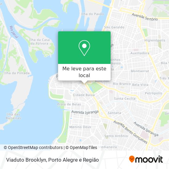 Viaduto Brooklyn mapa