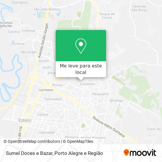 Sumel Doces e Bazar mapa