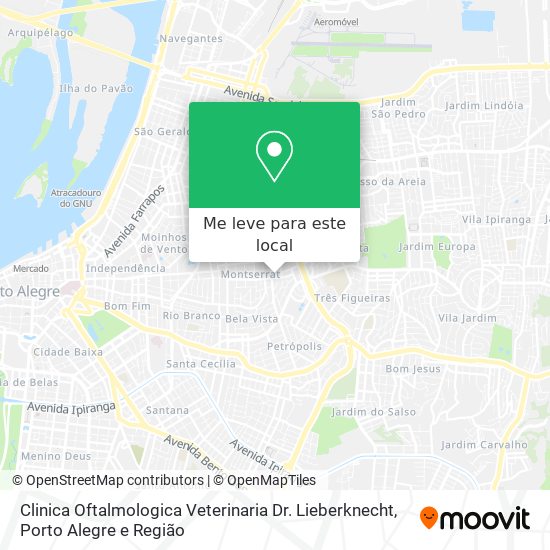 Clinica Oftalmologica Veterinaria Dr. Lieberknecht mapa