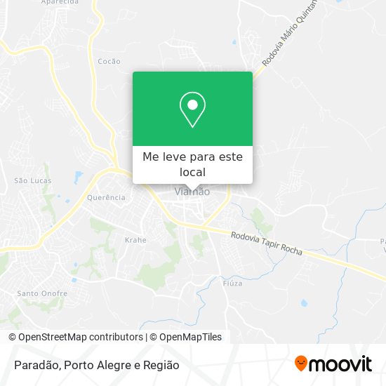 Paradão mapa