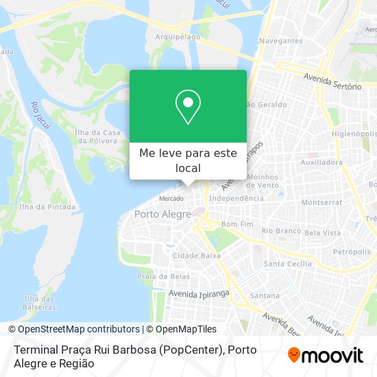 Terminal Praça Rui Barbosa (PopCenter) mapa