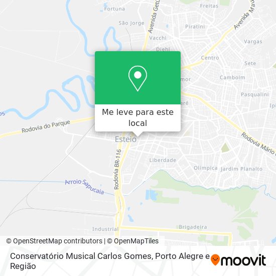 Conservatório Musical Carlos Gomes mapa