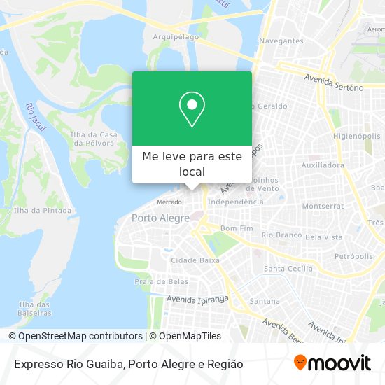 Expresso Rio Guaíba mapa