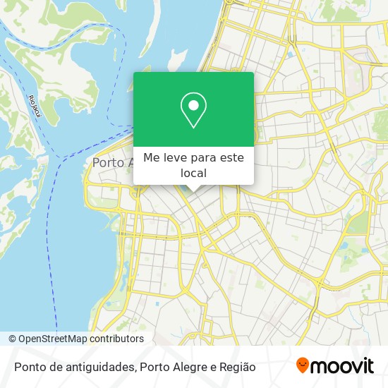 Ponto de antiguidades mapa